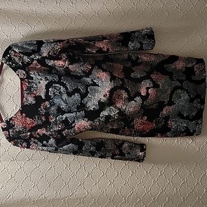 velvet and sequins party dress absolutely stunning flattering stretch full slip